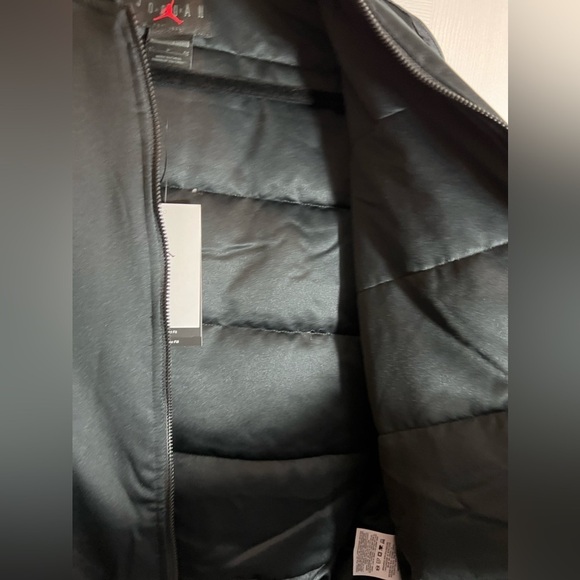 NWT JORDAN Flight Renegade Lost and Found Black Bomber Jacket Sz S - Picture 9 of 14